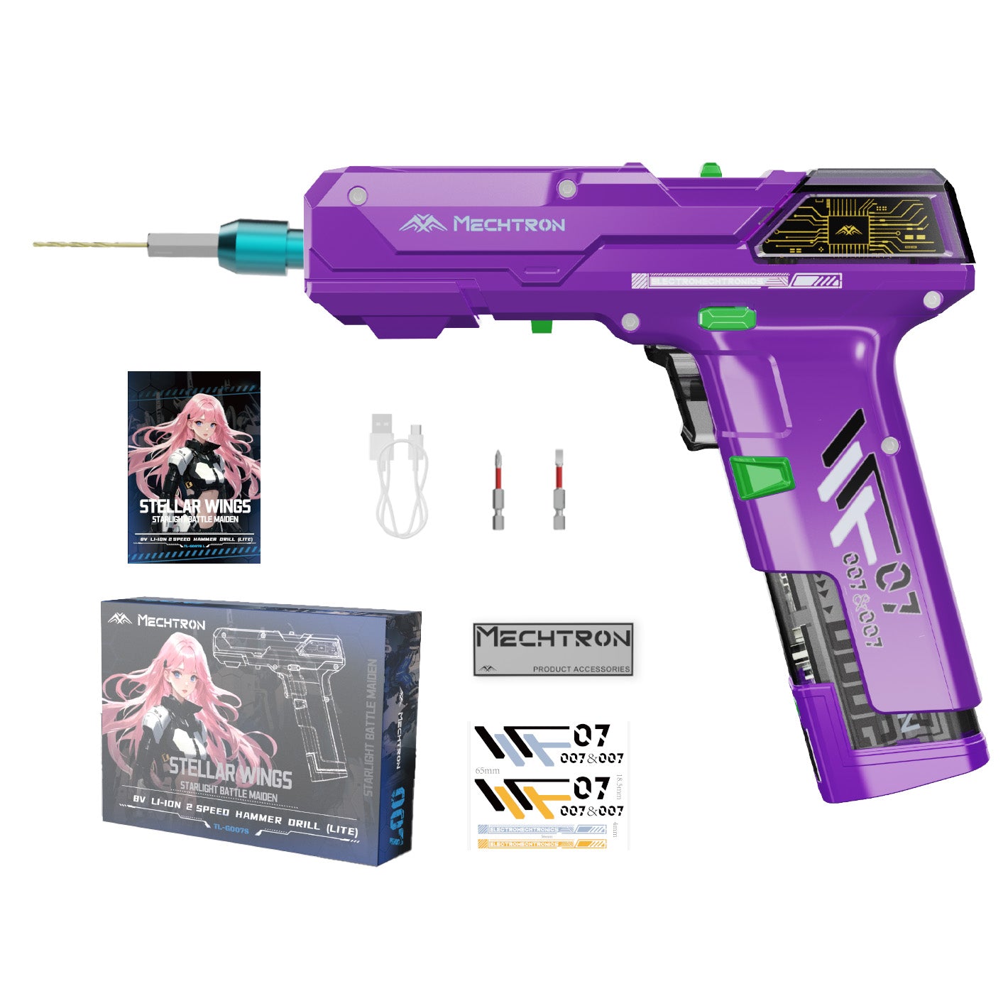 8V LI-ION 2 SPEED HAMMER DRILL (LITE)