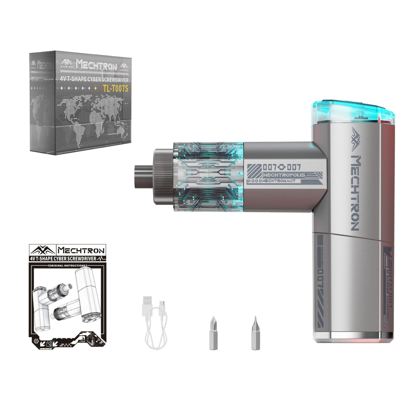 4V T-SHAPE CYBER SCREWDRIVER