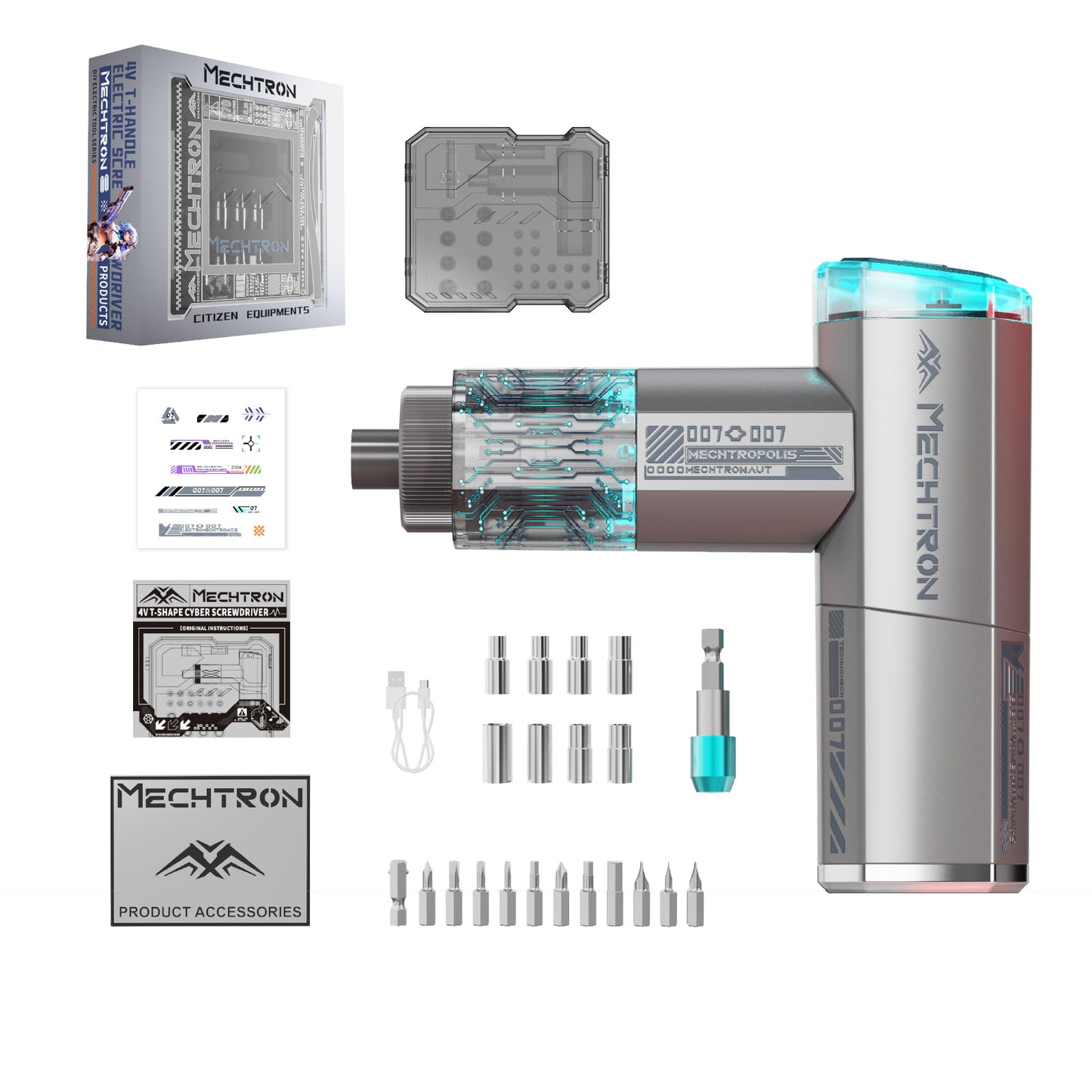 4V T-SHAPE CYBER SCREWDRIVER